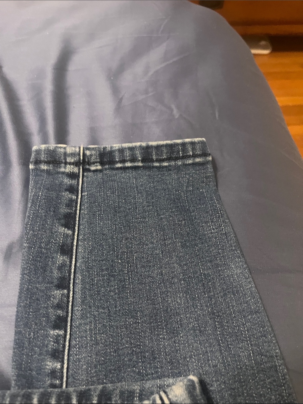 Soft Surroundings Women's Dark Indigo Skinny Jeans - Picture 3 of 3